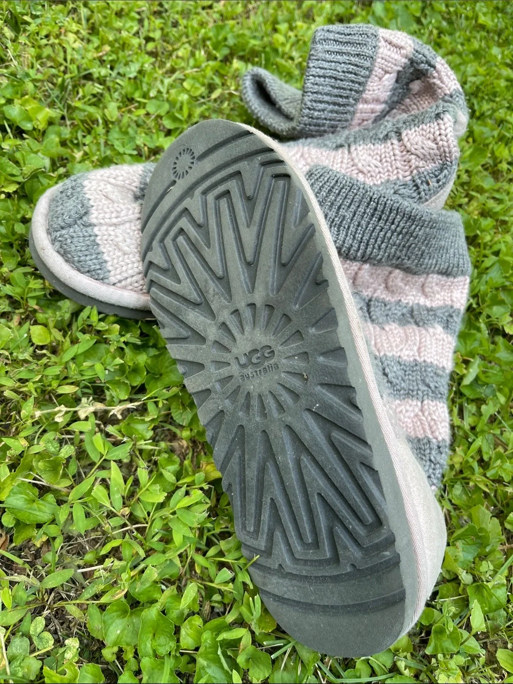 Ugg Boots Knit : Striped : Sweater Slouchy Uggs